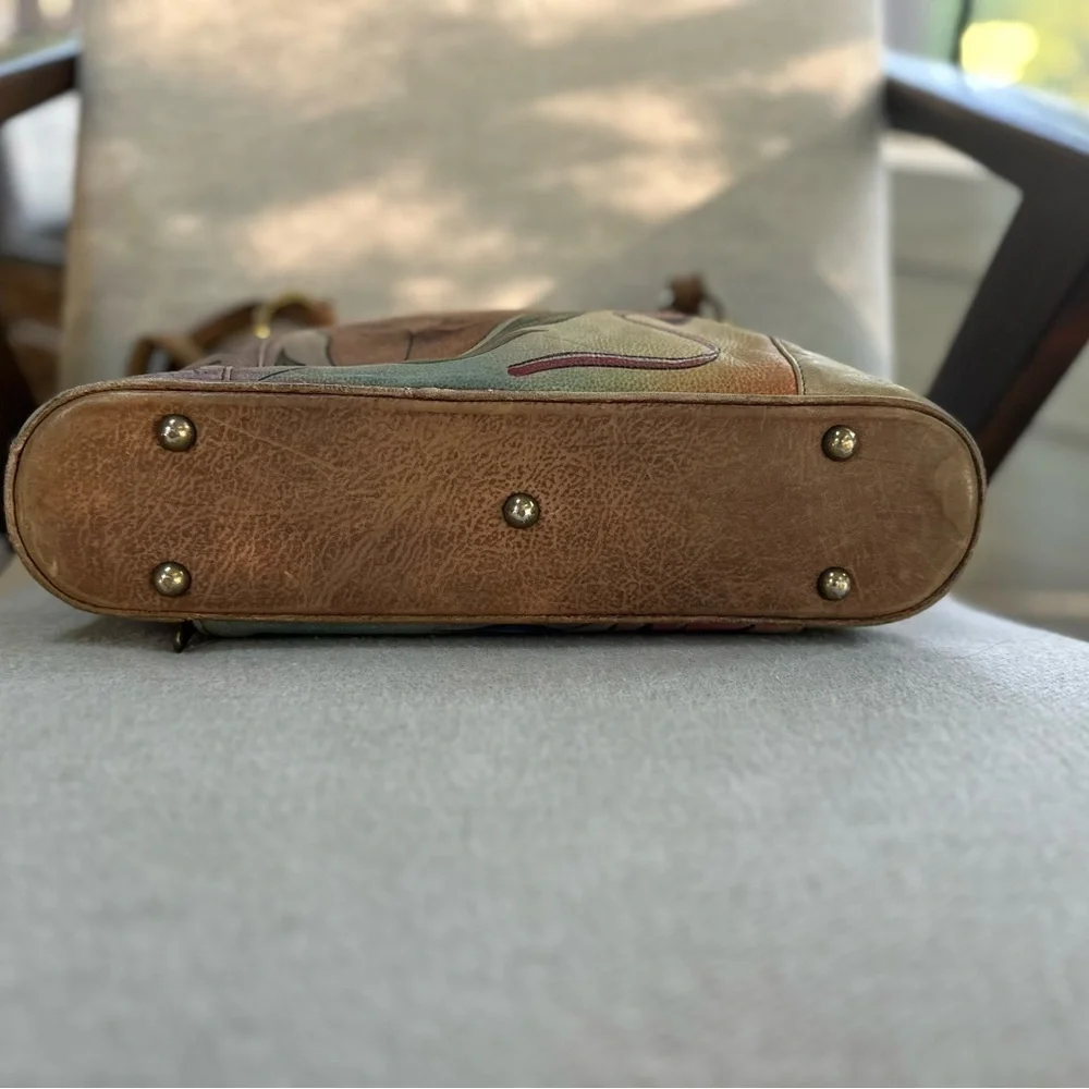 Anuschka Hand Painted Organizer Tote